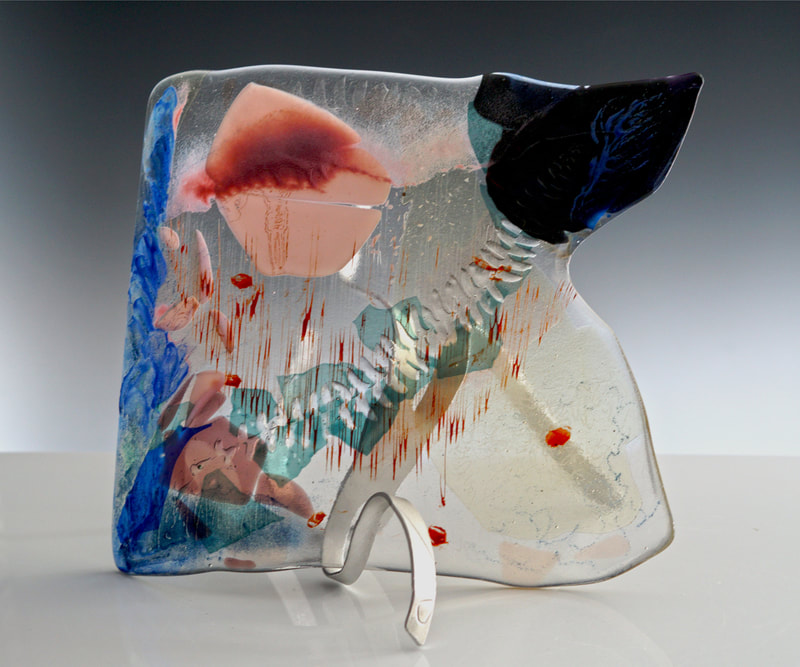 Art glass sculpture:
Fern
Susan Bloch